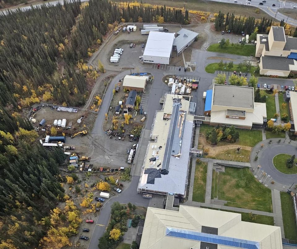 Yukon University Roofing & Skylight Upgrades project in Whitehorse, Yukon