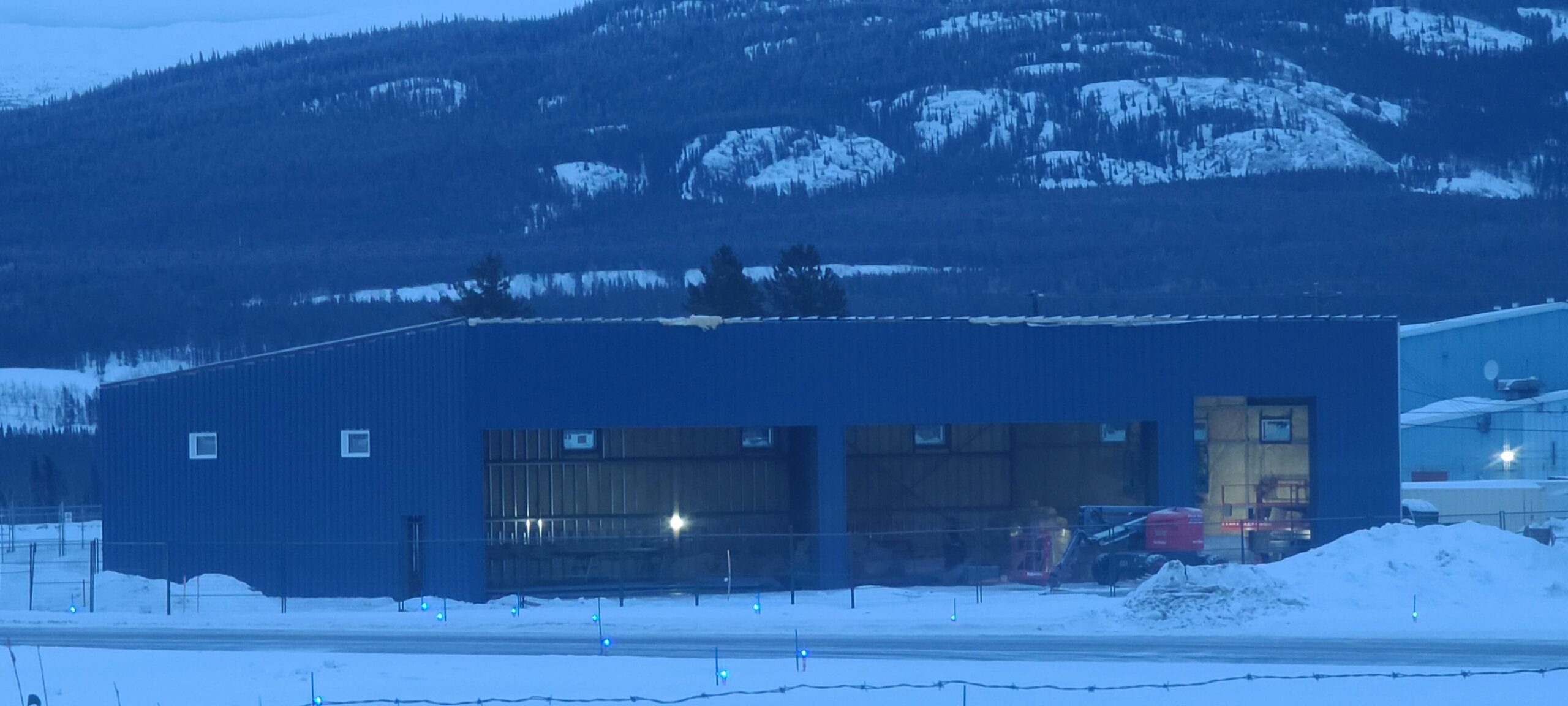 Capital Helicopters Storage Building project in Whitehorse, Yukon